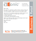 e-mail template sjabloon html-briefpapier in eigen huisstijl