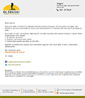 e-mail template sjabloon html-briefpapier in eigen huisstijl