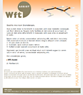 e-mail template sjabloon html-briefpapier in eigen huisstijl